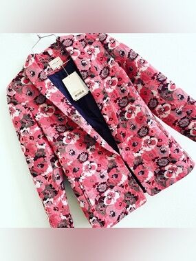 🌸 Sézane Sarina Floral Pink Blazer – NWT 🌸